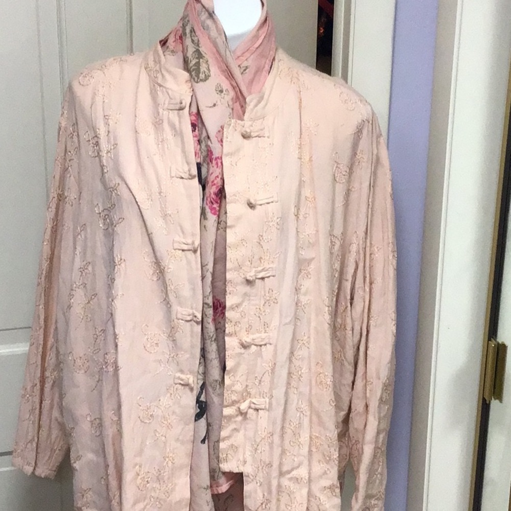 Coldwater creek plus size oriental jacket